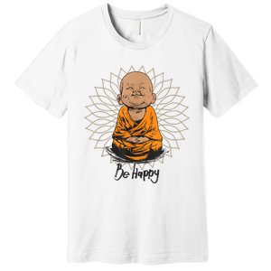 Ba Happy Little Happy Buddha Peaceful Premium T-Shirt