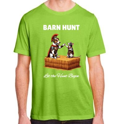 Barn Hunt Lover Cute Warrior Rat And Russell Terrier Dog Cute Gift Adult ChromaSoft Performance T-Shirt