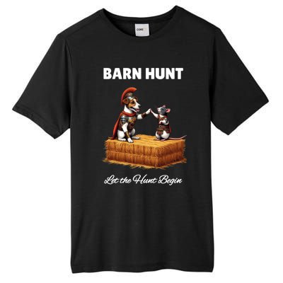 Barn Hunt Lover Cute Warrior Rat And Russell Terrier Dog Cute Gift Tall Fusion ChromaSoft Performance T-Shirt