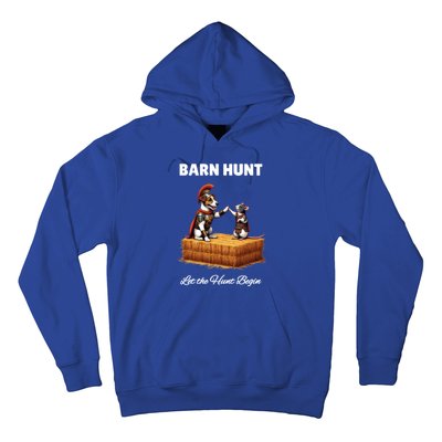 Barn Hunt Lover Cute Warrior Rat And Russell Terrier Dog Cute Gift Hoodie