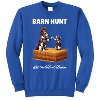 Barn Hunt Lover Cute Warrior Rat And Russell Terrier Dog Cute Gift Sweatshirt