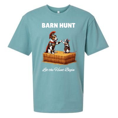 Barn Hunt Lover Cute Warrior Rat And Russell Terrier Dog Cute Gift Sueded Cloud Jersey T-Shirt