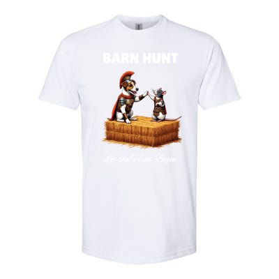 Barn Hunt Lover Cute Warrior Rat And Russell Terrier Dog Cute Gift Softstyle CVC T-Shirt