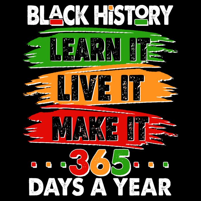 Black History Learn Live Make It 365 Days A Year Button