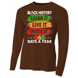 Black History Learn Live Make It 365 Days A Year Cooling Performance Long Sleeve Crew