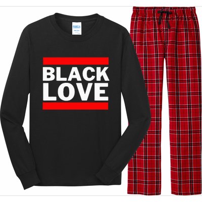 Black History Love African American Melanin Matching Couples Long Sleeve Pajama Set