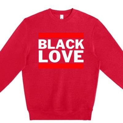 Black History Love African American Melanin Matching Couples Premium Crewneck Sweatshirt