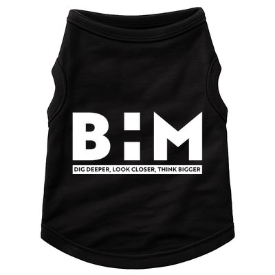 BHM Black History Month Dig Deeper Look Closer Think Bigger Doggie Tank