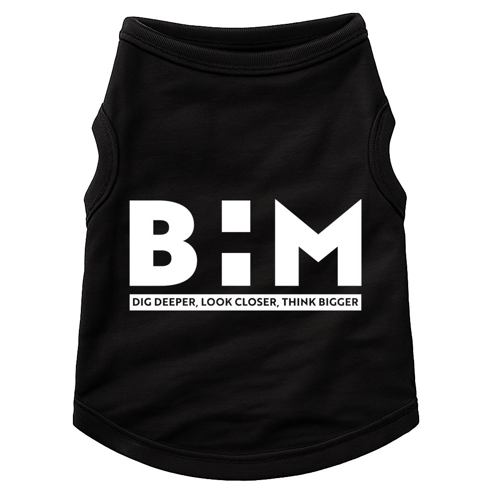 BHM Black History Month Dig Deeper Look Closer Think Bigger Doggie Tank