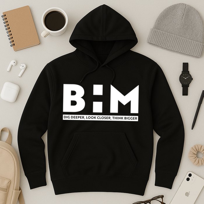 BHM Black History Month Dig Deeper Look Closer Think Bigger Hoodie