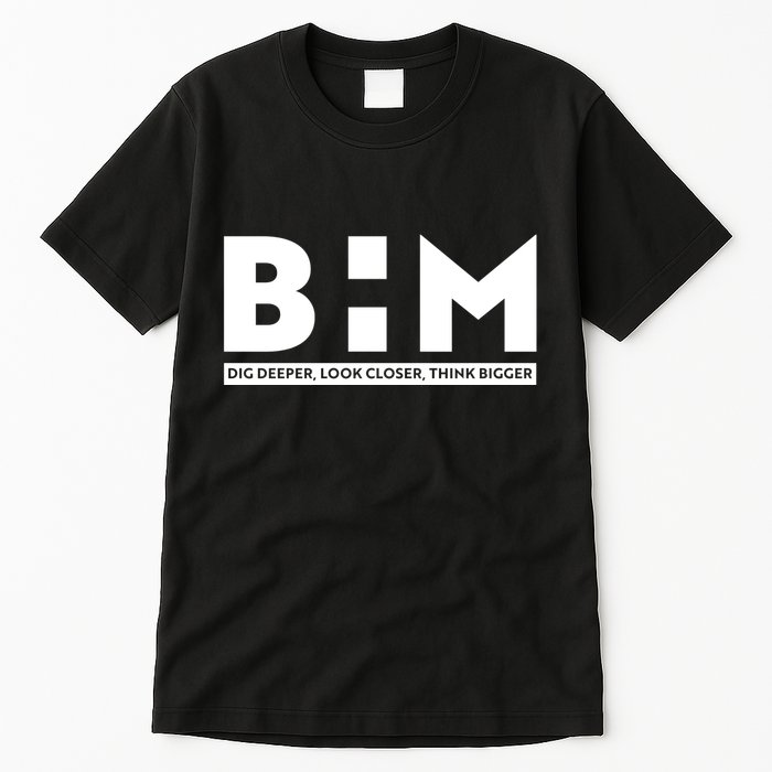 BHM Black History Month Dig Deeper Look Closer Think Bigger Tall T-Shirt