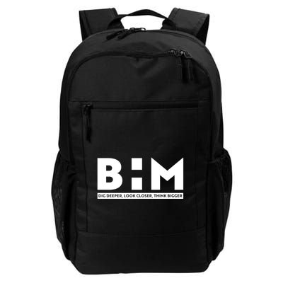 BHM Black History Month Dig Deeper Look Closer Think Bigger Backpack