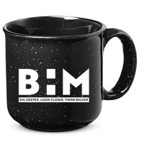 BHM Black History Month Dig Deeper Look Closer Think Bigger 15oz Campfire Ceramic Mug