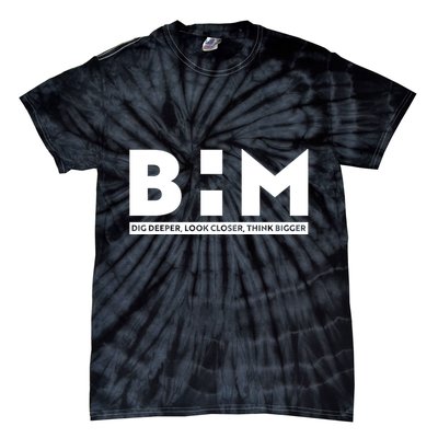BHM Black History Month Dig Deeper Look Closer Think Bigger Tie-Dye T-Shirt