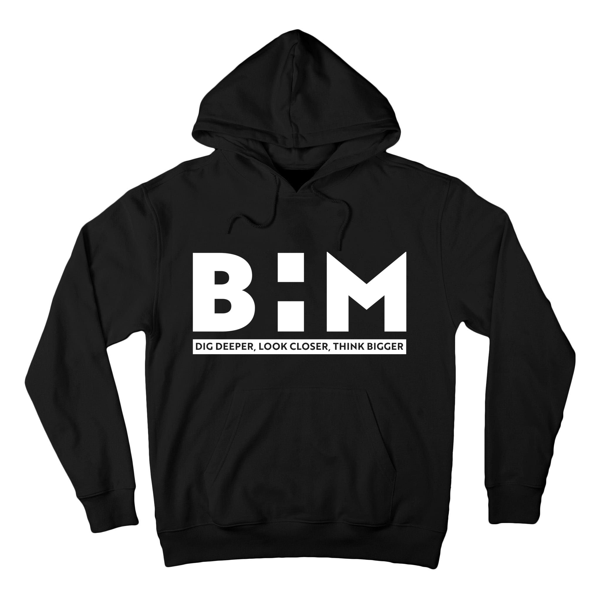 BHM Black History Month Dig Deeper Look Closer Think Bigger Tall Hoodie