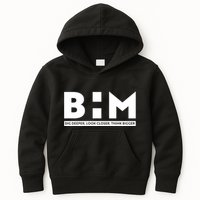 BHM Black History Month Dig Deeper Look Closer Think Bigger Kids Hoodie