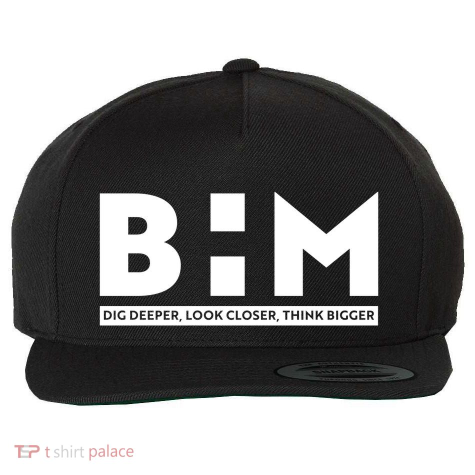 BHM Black History Month Dig Deeper Look Closer Think Bigger Wool Snapback Cap