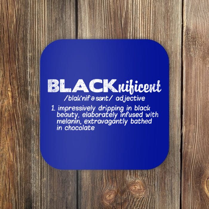 Black History Month Gift Blacknificent Gift Black Is Beautiful Gift Coaster