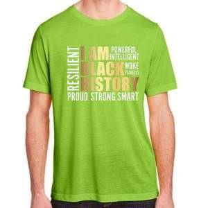 Black History Month Melanin Diversity Cute Gift Adult ChromaSoft Performance T-Shirt