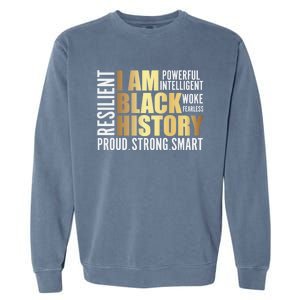 Black History Month Melanin Diversity Cute Gift Garment-Dyed Sweatshirt