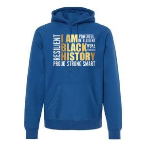 Black History Month Melanin Diversity Cute Gift Premium Hoodie