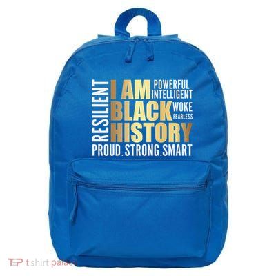 Black History Month Melanin Diversity Cute Gift 16 in Basic Backpack