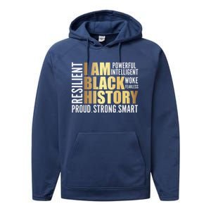 Black History Month Melanin Diversity Cute Gift Performance Fleece Hoodie