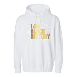 Black History Month Melanin Diversity Cute Gift Garment-Dyed Fleece Hoodie