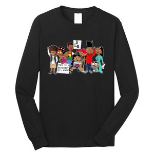 Black History Month BLM Black Lives Matter pride Long Sleeve Shirt