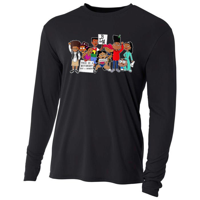 Black History Month BLM Black Lives Matter pride Cooling Performance Long Sleeve Crew