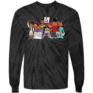 Black History Month BLM Black Lives Matter pride Tie-Dye Long Sleeve Shirt