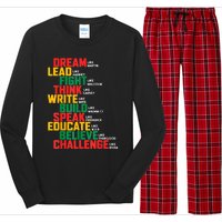 Black History Month For Men Women Long Sleeve Pajama Set