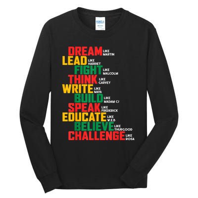 Black History Month For Men Women Tall Long Sleeve T-Shirt