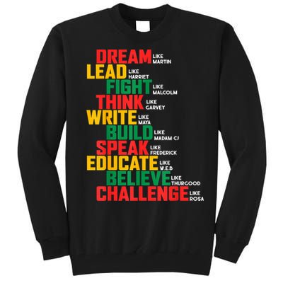 Black History Month For Men Women Tall Sweatshirt