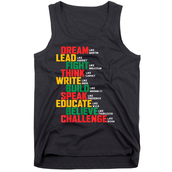 Black History Month For Men Women Tank Top