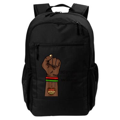 Black History Month Unstoppable Unshaken Unbreakable Backpack