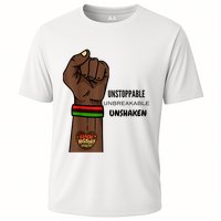 Black History Month Unstoppable Unshaken Unbreakable Performance Shirt