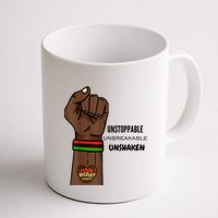 Black History Month Unstoppable Unshaken Unbreakable Mug
