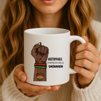 Black History Month Unstoppable Unshaken Unbreakable Mug