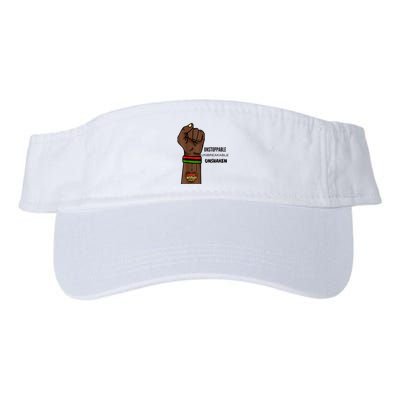 Black History Month Unstoppable Unshaken Unbreakable Visor