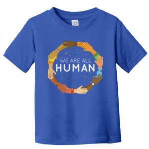 Black History Month Gift We Are All Hu Gift Black Is Beautiful Gift Toddler T-Shirt