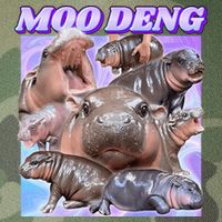 Baby Hippo Moo Deng Legacy Tie Dye Trucker Hat