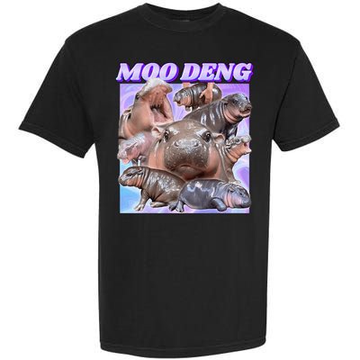 Baby Hippo Moo Deng Garment-Dyed Heavyweight T-Shirt