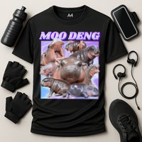 Baby Hippo Moo Deng Cooling Performance Crew T-Shirt