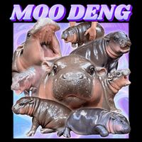 Baby Hippo Moo Deng Impact Tech Backpack