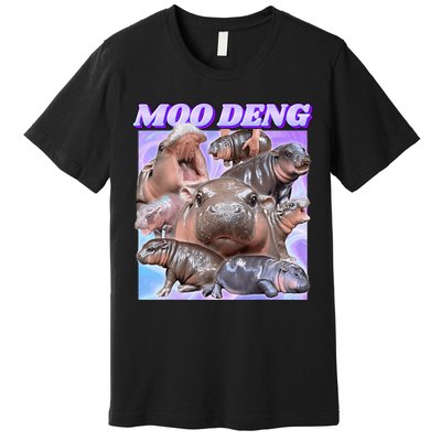 Baby Hippo Moo Deng Premium T-Shirt