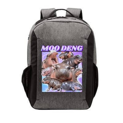 Baby Hippo Moo Deng Vector Backpack