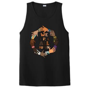 Black History Month Gift We Are All Hu Pride Cute Gift PosiCharge Competitor Tank