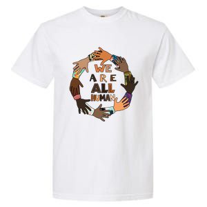 Black History Month Gift We Are All Hu Pride Cute Gift Garment-Dyed Heavyweight T-Shirt