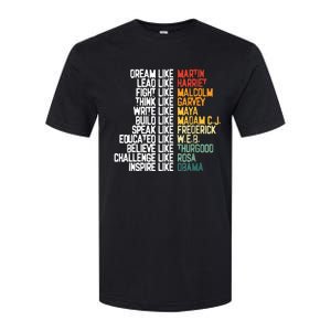 Black History Month Dream Like Martin Lead Like Harriet Softstyle® CVC T-Shirt